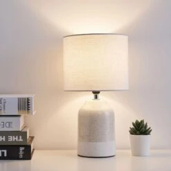 Pauleen Sandy Glow Lampe à Poser, Blanche/beige -Paulmann || Hera Soldes 7602430 2