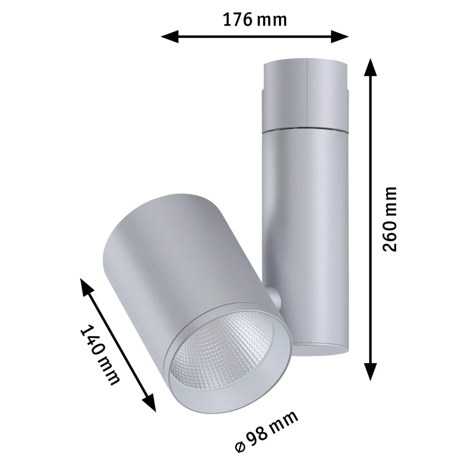 Paulmann Zeuz URail Spot 4 000K 15° Chrome Mat 10 Paulmann Zeuz URail Spot 4 000K 15° Chrome Mat – Image 8