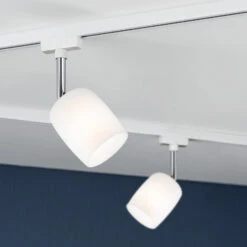 Paulmann URail Blossom Spot Blanc, Verre Satiné -Paulmann || Hera Soldes 7602765 2