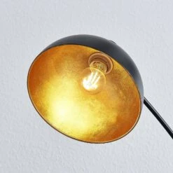 Lampadaire Arqué Phileas En Noir Et Or -Paulmann || Hera Soldes 8032154 4