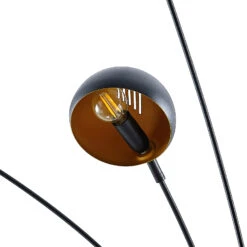 Lindby Lamiras Lampadaire En Noir Et Doré -Paulmann || Hera Soldes 8032433 5