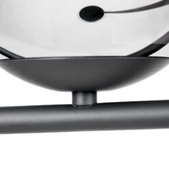 Lindby Denva Lampadaire Verre Fumé, Sphère Grise -Paulmann || Hera Soldes 8032630 6