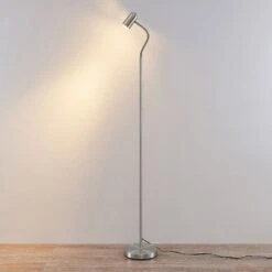 Lindby Ovirama Lampadaire En Fer, Nickel -Paulmann || Hera Soldes 8032654 4