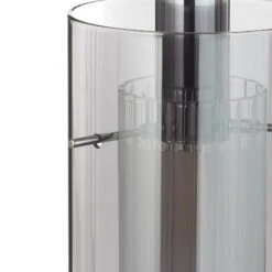 Suspension Duo 2, Verre Fumé/chromé à 5 Lampes -Paulmann || Hera Soldes 8573031 3