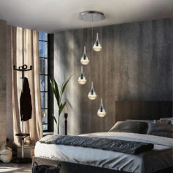 Suspension LED Elie à 5 Lampes -Paulmann || Hera Soldes 8582400 1