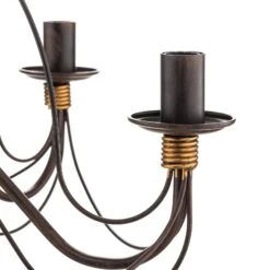 Lustre Fiamma Marrone 5 Lampes Sans Abat-jour -Paulmann || Hera Soldes 8603016 5