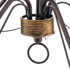 Lustre Fiamma Marrone 5 Lampes Sans Abat-jour -Paulmann || Hera Soldes 8603016 6