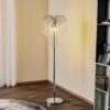 Lampadaire Pioggia Avec Pluie De Cristal, Chromé -Paulmann || Hera Soldes 8603029