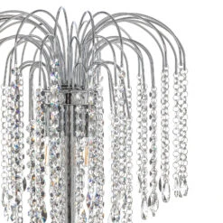 Lampadaire Pioggia Avec Pluie De Cristal, Chromé -Paulmann || Hera Soldes 8603029 3