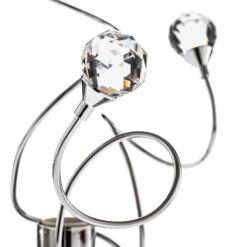 Lampe à Poser Trilly, Chrome Et Cristal, H 27cm -Paulmann || Hera Soldes 8603161 4