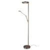 Lampadaire Indir. LED Barrie Liseuse Laiton Ancien -Paulmann || Hera Soldes 9011015