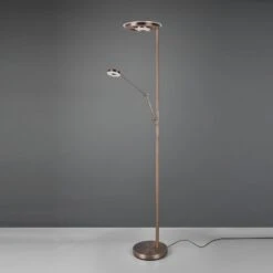 Lampadaire Indir. LED Barrie Liseuse Laiton Ancien -Paulmann || Hera Soldes 9011015 3