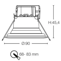 SLC One 360° SunLike Lampe Encastrée LED Blanc 930 -Paulmann || Hera Soldes 9044155 6