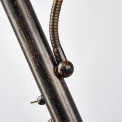 Lampadaire Indirect Elaina Avec Liseuse, Rouille -Paulmann || Hera Soldes 9620010 5