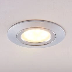 Spot Encastré LED Andrej, Rond, Chromé