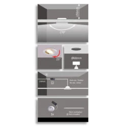 Spot Encastré LED Andrej, Rond, Chromé -Paulmann || Hera Soldes 9620845 7