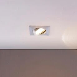 Spot Encastré LED Andrej, Angulaire, Chromé -Paulmann || Hera Soldes 9620853 2