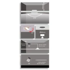 Spot Encastré LED Andrej, Angulaire, Chromé -Paulmann || Hera Soldes 9620853 8