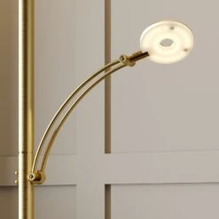 Lucande Lampadaire Indirect LED Anniki, Laiton -Paulmann || Hera Soldes 9624294 4
