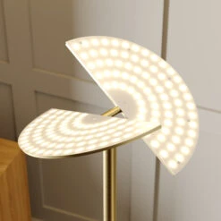 Lucande Lampadaire Indirect LED Anniki, Laiton -Paulmann || Hera Soldes 9624294 8