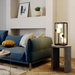 Lindby Utopia Lampe à Poser Avec Sphères De Verre -Paulmann || Hera Soldes 9626214 2