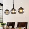 Lucande Ably Suspension, Verre Fumé, à 3 Lampes -Paulmann || Hera Soldes 9626472