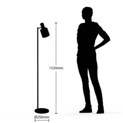 Lindby Braska Lampadaire -Paulmann || Hera Soldes 9626508 6