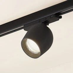 Arcchio Bauke Spot Sur Rail LED Noir 24 W 3 000 K