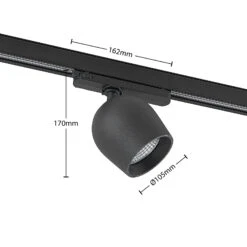 Arcchio Bauke Spot Sur Rail LED Noir 24 W 3 000 K 14 Arcchio Bauke Spot Sur Rail LED Noir 24 W 3 000 K -Paulmann || Hera Soldes 9626790 3
