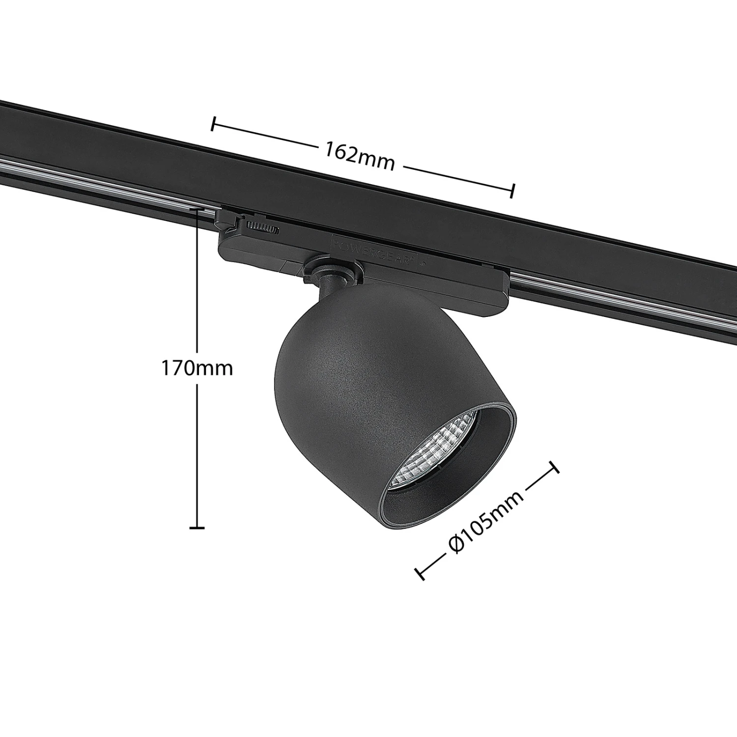 Arcchio Bauke Spot Sur Rail LED Noir 24 W 3 000 K 6 Arcchio Bauke Spot Sur Rail LED Noir 24 W 3 000 K – Image 4