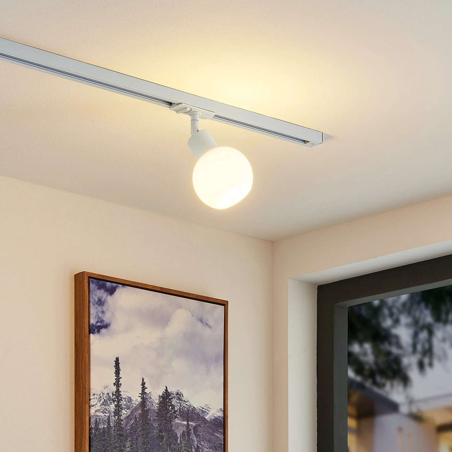 Lindby Linaro Spot Sur Rail Monophasé, Blanc 5 Lindby Linaro Spot Sur Rail Monophasé, Blanc – Image 3