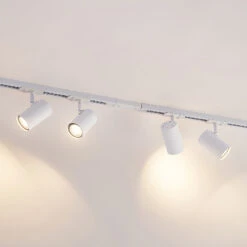 Lindby Ties Système Rail Monophasé, 4 Lampes Blanc -Paulmann || Hera Soldes 9627144 4