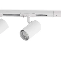 Lindby Ties Système Rail Monophasé, 4 Lampes Blanc -Paulmann || Hera Soldes 9627144 6