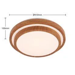 Lindby Vaako Plafonnier LED, Rond, 41 cm -Paulmann || Hera Soldes 9627294 6