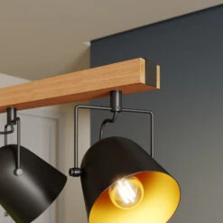 Lindby Adalin Suspension à 5 Lampes, Noire -Paulmann || Hera Soldes 9627375 4