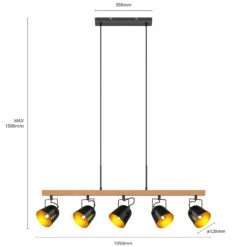 Lindby Adalin Suspension à 5 Lampes, Noire -Paulmann || Hera Soldes 9627375 6