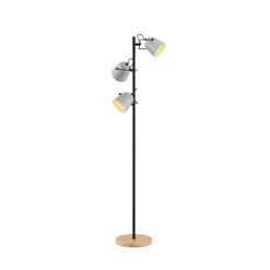 Lindby Adalin Lampadaire, Gris -Paulmann || Hera Soldes 9627379 5