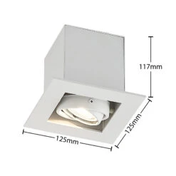 Arcchio Taneja Lampe Encastrable, 1 Lampe, Blanche -Paulmann || Hera Soldes 9627532 4