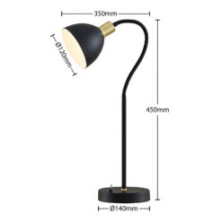 Lindby Genora Lampe à Poser En Noir -Paulmann || Hera Soldes 9627841 3