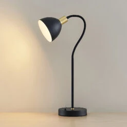 Lindby Genora Lampe à Poser En Noir -Paulmann || Hera Soldes 9627841 4