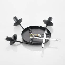 Lindby Teeja Suspension 3 Sphères Verre Gris Fumée -Paulmann || Hera Soldes 9628018 8