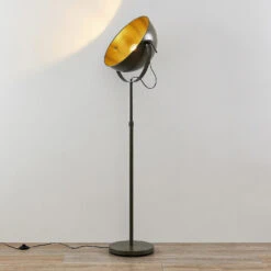 Lindby Muriel Lampadaire, à 1 Lampe, Gris Foncé -Paulmann || Hera Soldes 9628097 4