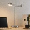 Lindby Kaylou Lampe De Bureau LED, Nickel -Paulmann || Hera Soldes 9628322