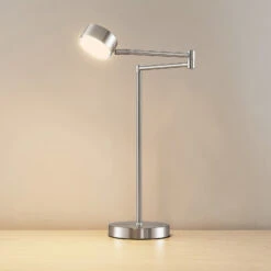 Lindby Kaylou Lampe De Bureau LED, Nickel -Paulmann || Hera Soldes 9628322 3