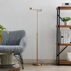 Lindby Kaylou Lampadaire LED, Réglable, Bronze -Paulmann || Hera Soldes 9628326 1