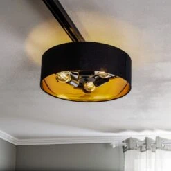 Arcchio Heleni Plafonnier Rail Doré Noir -Paulmann || Hera Soldes 9628440 2