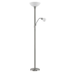 ELC Lampe Sur Pied Navisa Avec Liseuse, Nickel Mat 13 ELC Lampe Sur Pied Navisa Avec Liseuse, Nickel Mat -Paulmann || Hera Soldes 9628482 2