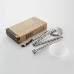 ELC Tariola Lampadaire Abat-jour En Verre, Nickel -Paulmann || Hera Soldes 9628485 8