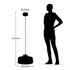 Lindby Timbola Suspension En Métal Noir -Paulmann || Hera Soldes 9639328 6