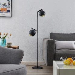 Lucande Sivanel Lampadaire Avec Deux Abat-jour -Paulmann || Hera Soldes 9639554 1